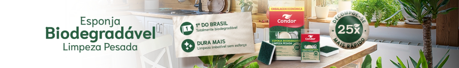 Esponja Biodegradável | Condor
